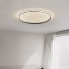 Contemporary Luxury Round Iron Aluminum Acrylic LED Flush Mount Ceiling Light For Living Room
