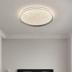 Contemporary Luxury Round Iron Aluminum Acrylic LED Flush Mount Ceiling Light For Living Room