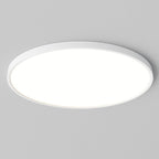 Modern Minimalist Round Plastic Acrylic LED Flush Mount Ceiling Light For Living Room