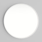 Modern Minimalist Round Plastic Acrylic LED Flush Mount Ceiling Light For Living Room