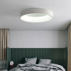 Contemporary Nordic Round Aluminum Acrylic LED Flush Mount Ceiling Light for Living Room
