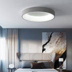 Contemporary Nordic Round Aluminum Acrylic LED Flush Mount Ceiling Light for Living Room