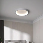 Contemporary Nordic Round Aluminum Acrylic LED Flush Mount Ceiling Light for Living Room