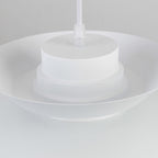 Contemporary Scandinavian Dome Aluminum Acrylic 1-light Pendant Light for Living Room BulbSquare