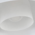 Contemporary Scandinavian Dome Aluminum Acrylic 1-light Pendant Light for Living Room BulbSquare