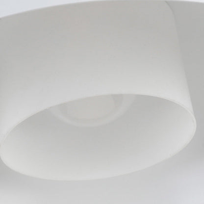 Contemporary Scandinavian Dome Aluminum Acrylic 1-light Pendant Light for Living Room