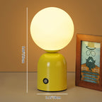 Contemporary Scandinavian Globe Iron Acrylic LED Table Lamp For Living Room Lumendat