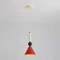 Contemporary Nordic Cone Iron 1-Light Pendant Light For Living Room