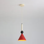 Contemporary Nordic Cone Iron 1-Light Pendant Light For Living Room