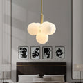 Contemporary Luxury Globe Iron Aluminum Glass 5/13-light Chandelier for Living Room BulbSquare