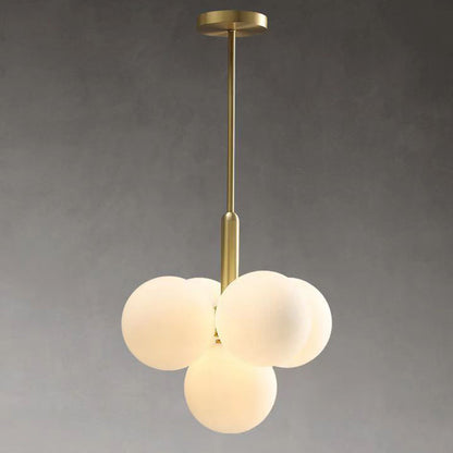 Contemporary Luxury Globe Iron Aluminum Glass 5/13-light Chandelier for Living Room