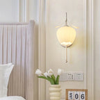 Contemporary Retro Flower Iron Glass 1-Light Wall Sconce Lamp For Living Room