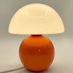 Contemporary Nordic Round Ceramic Glass 1-Light Table Lamp For Living Room Lumendat