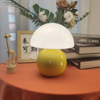 Contemporary Nordic Round Ceramic Glass 1-Light Table Lamp For Living Room Lumendat