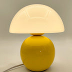 Contemporary Nordic Round Ceramic Glass 1-Light Table Lamp For Living Room Lumendat