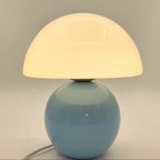 Contemporary Nordic Round Ceramic Glass 1-Light Table Lamp For Living Room Lumendat