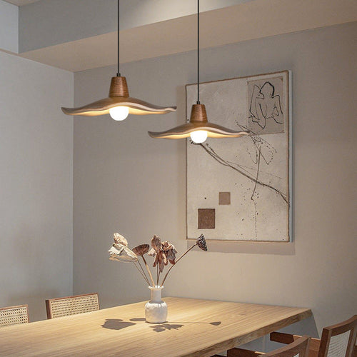 Traditional Chinese Round Iron Resin 1-Light Pendant Light For Living Room