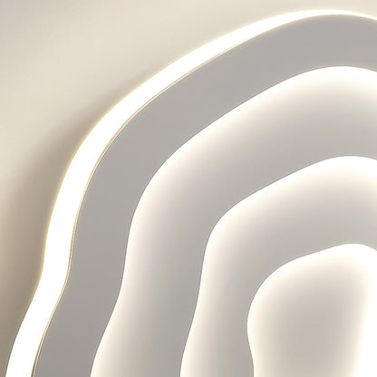 Contemporary Creative Cloud Iron Acrylic LED Flush Mount Ceiling Light For Living Room