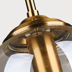 Contemporary Scandinavian Globe Iron Glass 1-Light Pendant Light For Living Room