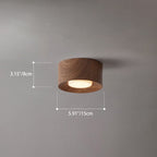 Contemporary Nordic Cylinder Resin 1/2/3-light Flush Mount Ceiling Light for Living Room