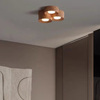 Contemporary Nordic Cylinder Resin 1/2/3-light Flush Mount Ceiling Light for Living Room