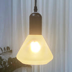 Modern Minimalist Cone Iron Glass 1-Light Pendant Light For Living Room