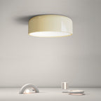 Contemporary Creative Round Iron Acrylic LED Flush Mount Ceiling Light For Living Room
