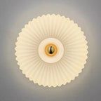 Contemporary Retro Round Iron Glass 1-Light Wall Sconce Lamp For Living Room