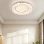 Contemporary Luxury Round Iron Acrylic LED Flush Mount Ceiling Light For Living Room