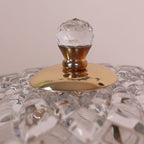 Traditional French Teardrop Copper Glass 1-Light Table Lamp For Living Room Lumendat