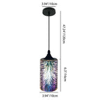 Contemporary Creative Cylinder Iron Glass 1/3-Light Pendant Light For Living Room