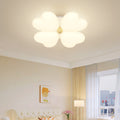 Contemporary Creative Heart Iron Plastic LED Semi-Flush Mount Ceiling Light For Bedroom
