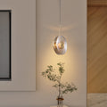 Contemporary Nordic Round Iron Glass LED Pendant Light For Living Room