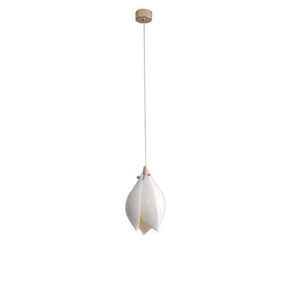 Traditional Chinese Flower Iron Ceramic 1-Light Pendant Light For Living Room