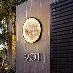 Contemporary Creative Round Iron Glass LED Flush Mount Ceiling Light For Garden