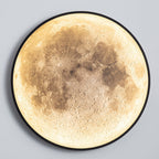 Contemporary Creative Round Iron Glass LED Flush Mount Ceiling Light For Garden