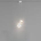 Lumendat Contemporary Creative Cartoon Acrylic Airplane Cloud Moon Shade LED Kids Chandelier For Bedroom Lumendat