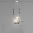 Lumendat Contemporary Creative Cartoon Acrylic Airplane Cloud Moon Shade LED Kids Chandelier For Bedroom Lumendat