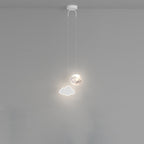 Lumendat Contemporary Creative Cartoon Acrylic Airplane Cloud Moon Shade LED Kids Chandelier For Bedroom Lumendat