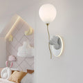 Lumendat Contemporary Creative Kids Cartoon Bear Balloon Resin Glass Ball 1-Light Wall Sconce Lamp For Bedroom Lumendat