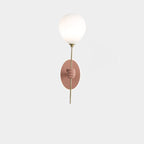 Lumendat Contemporary Creative Kids Cartoon Bear Balloon Resin Glass Ball 1-Light Wall Sconce Lamp For Bedroom Lumendat