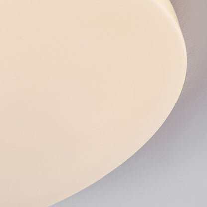 Modern Minimalist Round Wood Acrylic LED Flush Mount Ceiling Light for Living Room