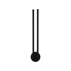 Modern Minimalist Rotatable 270° Black Long Line Aluminum LED Flush Mount Ceiling Light For Hallway