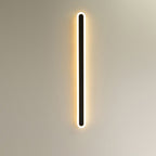 Modern Minimalist Rectangle Long Line Iron Acrylic LED Wall Sconce Lamp For Living Room