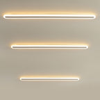 Modern Minimalist Rectangle Long Line Iron Acrylic LED Wall Sconce Lamp For Living Room
