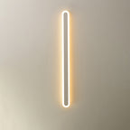 Modern Minimalist Rectangle Long Line Iron Acrylic LED Wall Sconce Lamp For Living Room