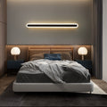 Modern Minimalist Rectangle Long Line Iron Acrylic LED Wall Sconce Lamp For Living Room