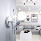 Contemporary Creative Humanoid Ladder Iron 1-Light Wall Sconce Lamp For Living Room