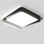 Modern Simplicity Iron Acrylic Square Round Rectangular LED Flush Mount Ceiling Light For Living Room