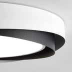 Modern Simplicity Iron Acrylic Square Round Rectangular LED Flush Mount Ceiling Light For Living Room